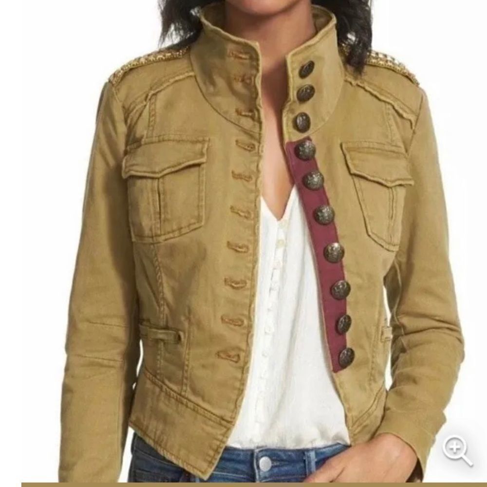 𝅺Free People Shrunken Officer Jacket - Picture 4 of 15